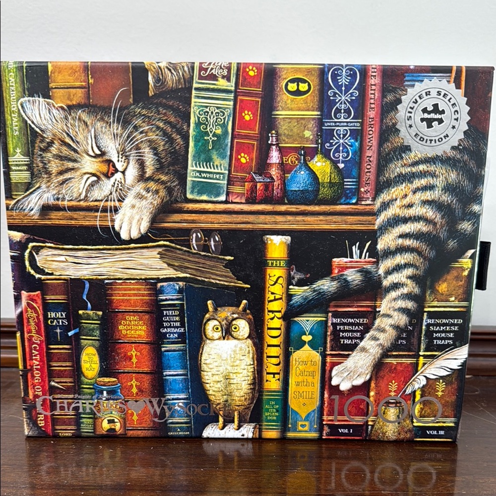 Charles Wysocki Silver Select 1000 piece puzzle “Frederick the Literate”.